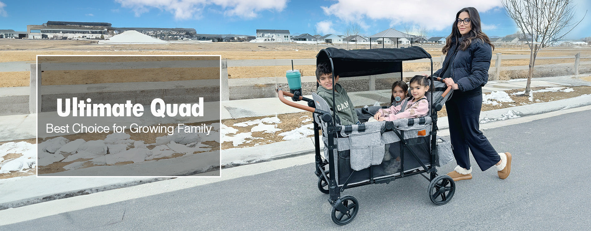 Versatile, Safe & Stylish Stroller Wagon | ZTDM
