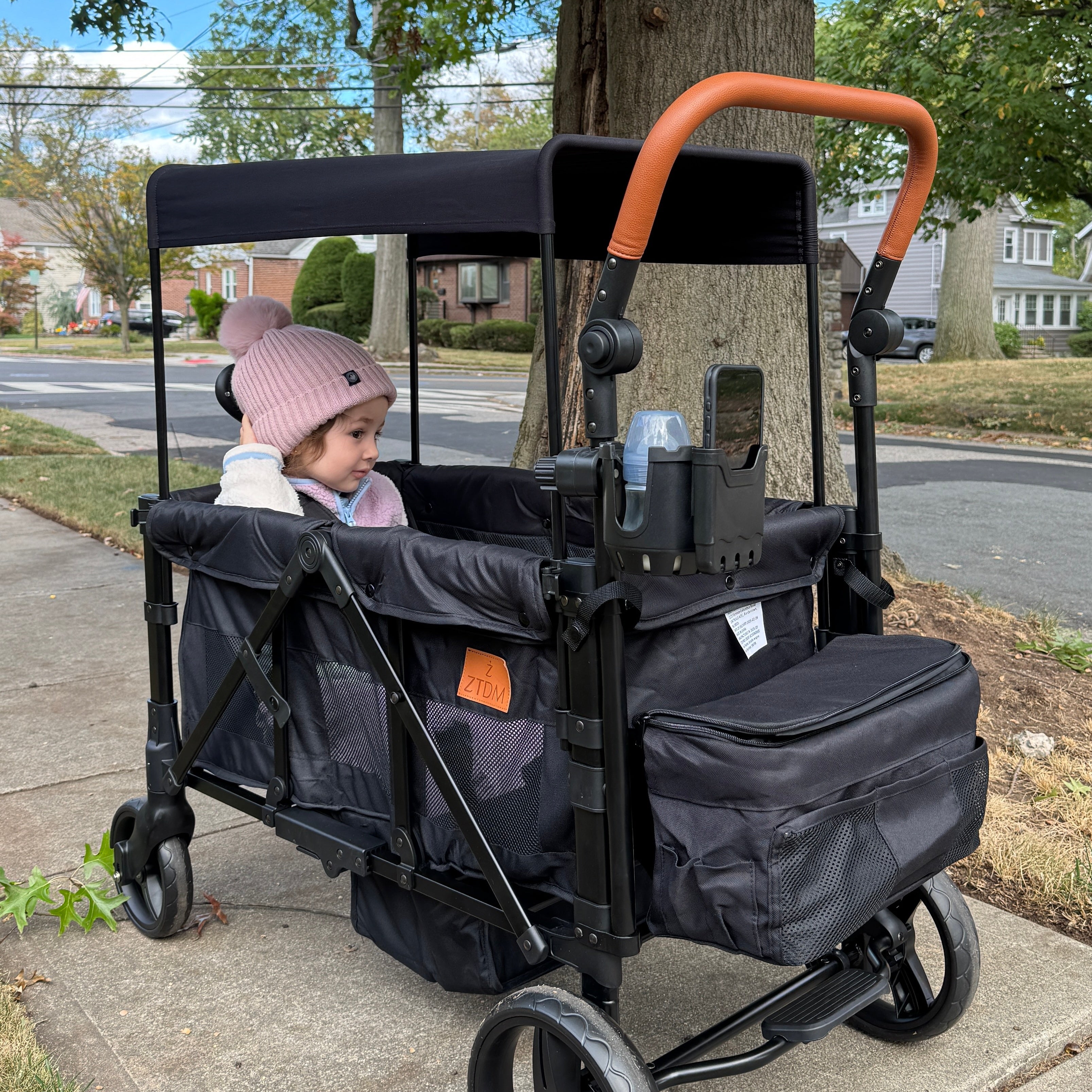 Ultimate 2 Seat Stroller Wagon for Kids & Toddlers - ZTDM